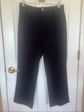 Christopher & Banks Black Straight-Leg Dress Pants